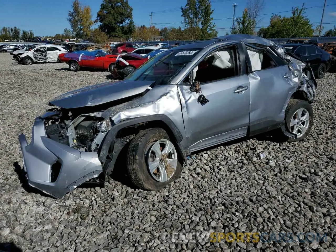 1 Photograph of a damaged car 2T3R1RFV5LC063608 TOYOTA RAV4 2020