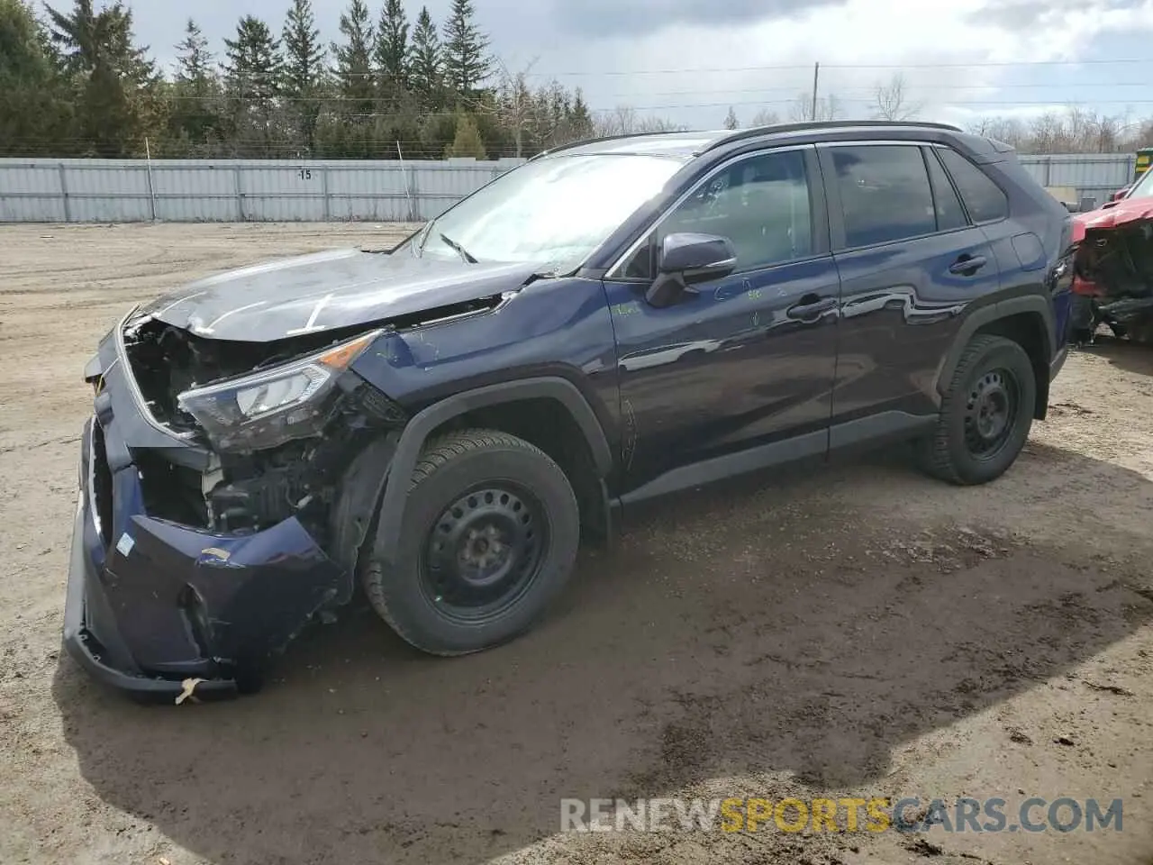 1 Photograph of a damaged car 2T3R1RFV6LC085553 TOYOTA RAV4 2020