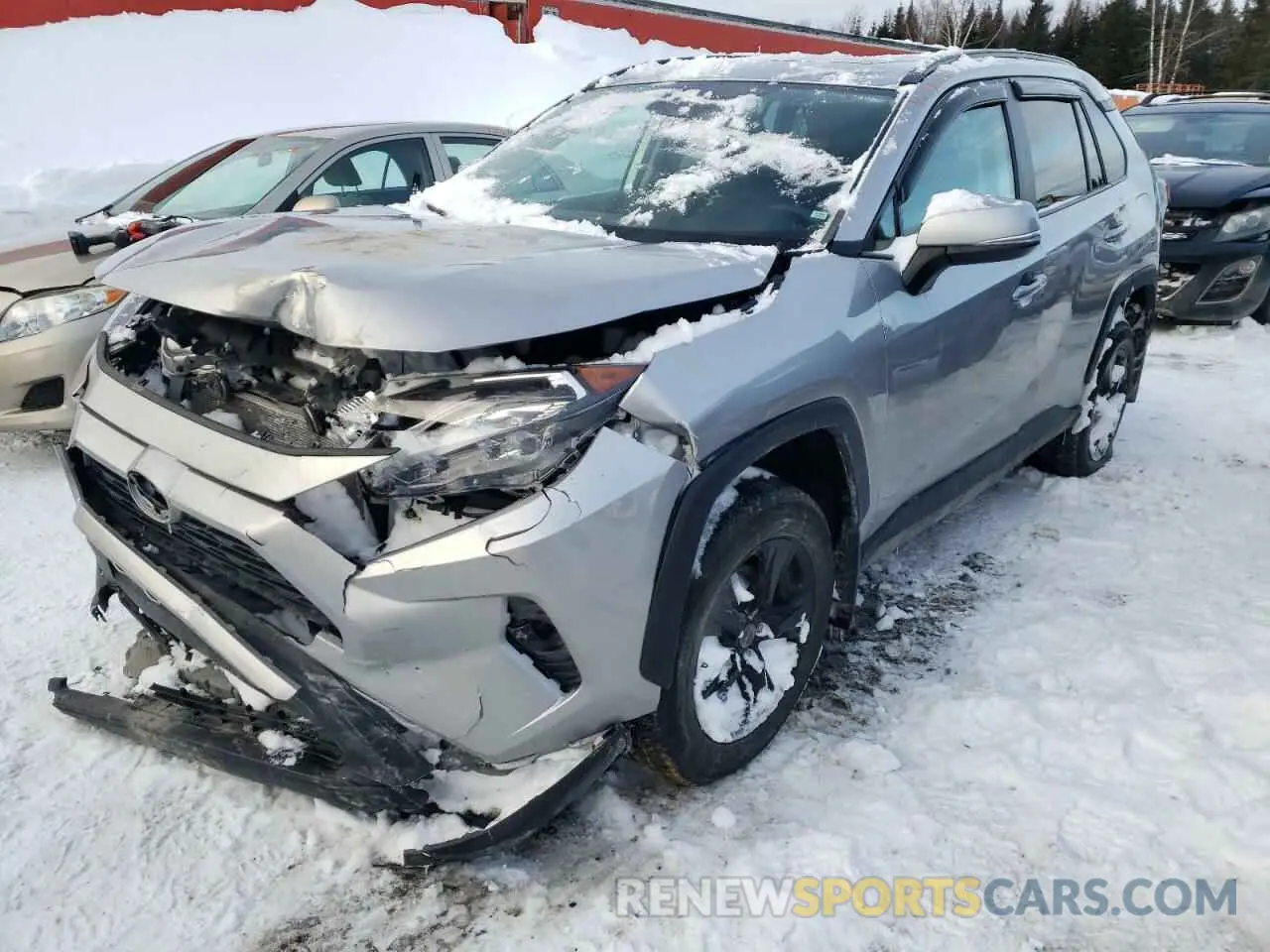 1 Photograph of a damaged car 2T3R1RFVXLC084292 TOYOTA RAV4 2020