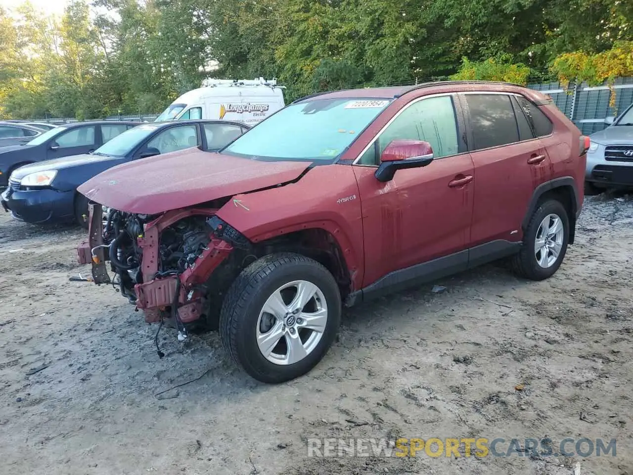 1 Photograph of a damaged car 2T3RWRFV0LW063614 TOYOTA RAV4 2020