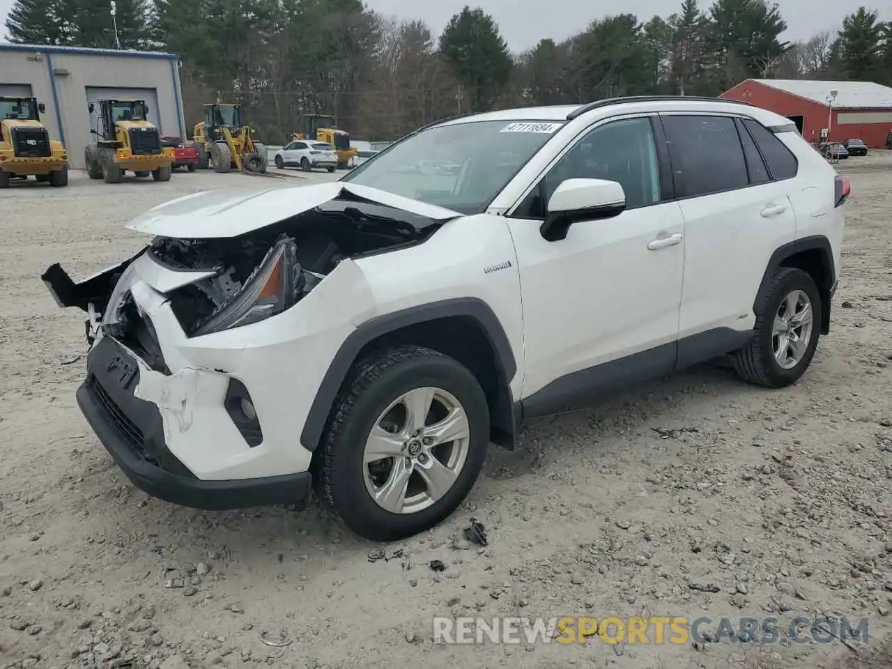 1 Photograph of a damaged car 2T3RWRFV0LW064990 TOYOTA RAV4 2020