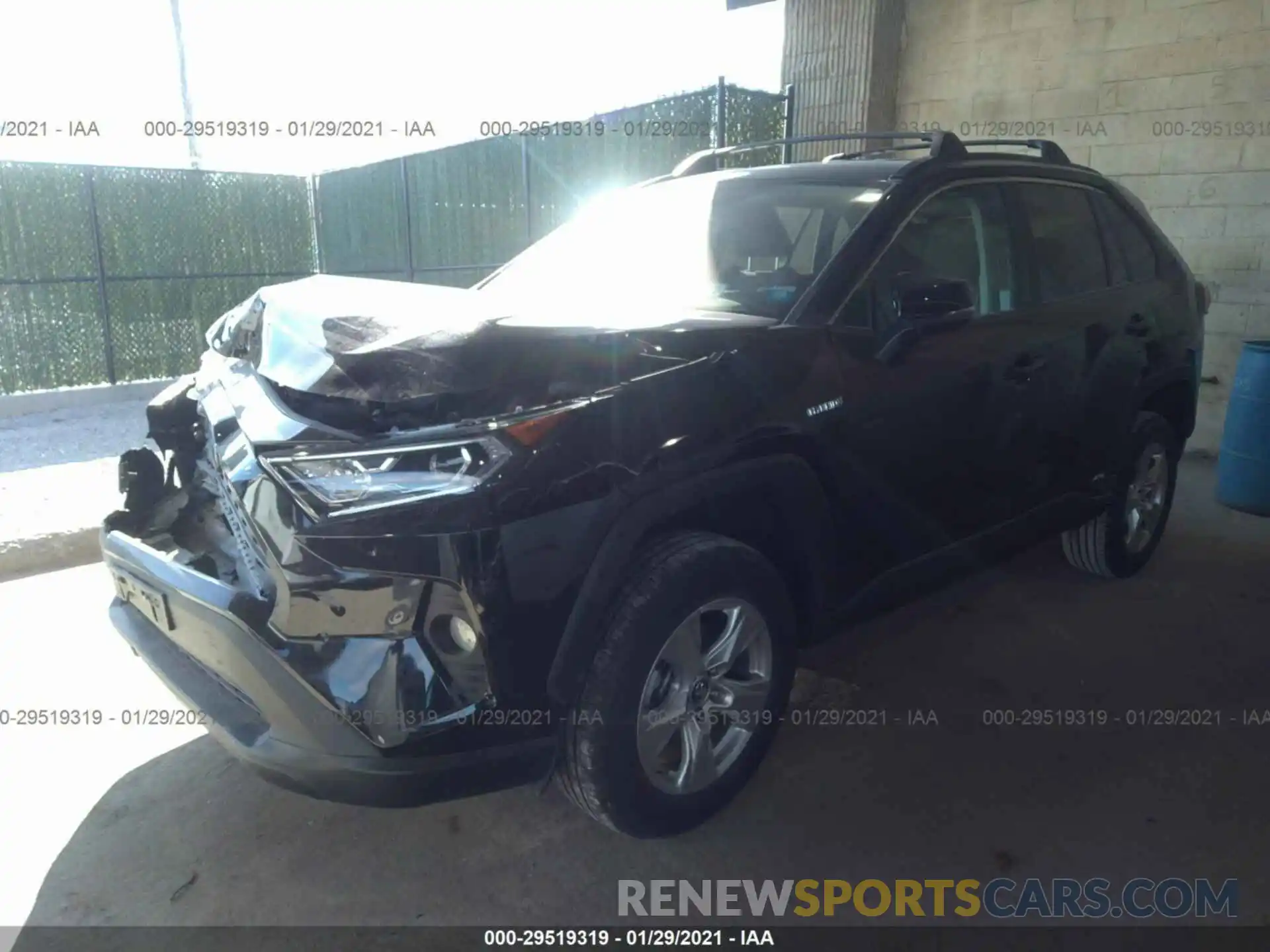 2 Photograph of a damaged car 2T3RWRFV0LW091624 TOYOTA RAV4 2020