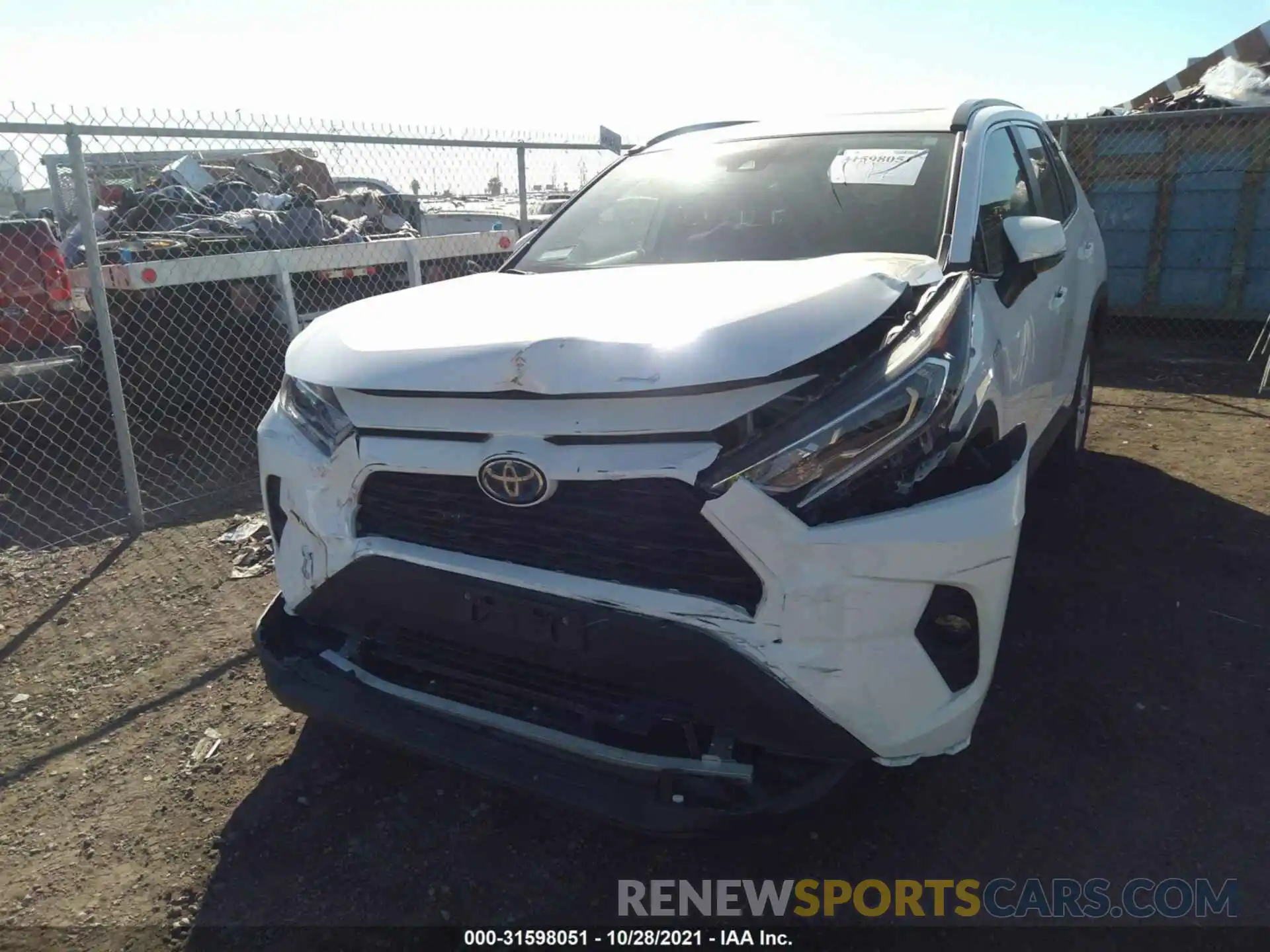 6 Photograph of a damaged car 2T3RWRFV1LW055604 TOYOTA RAV4 2020