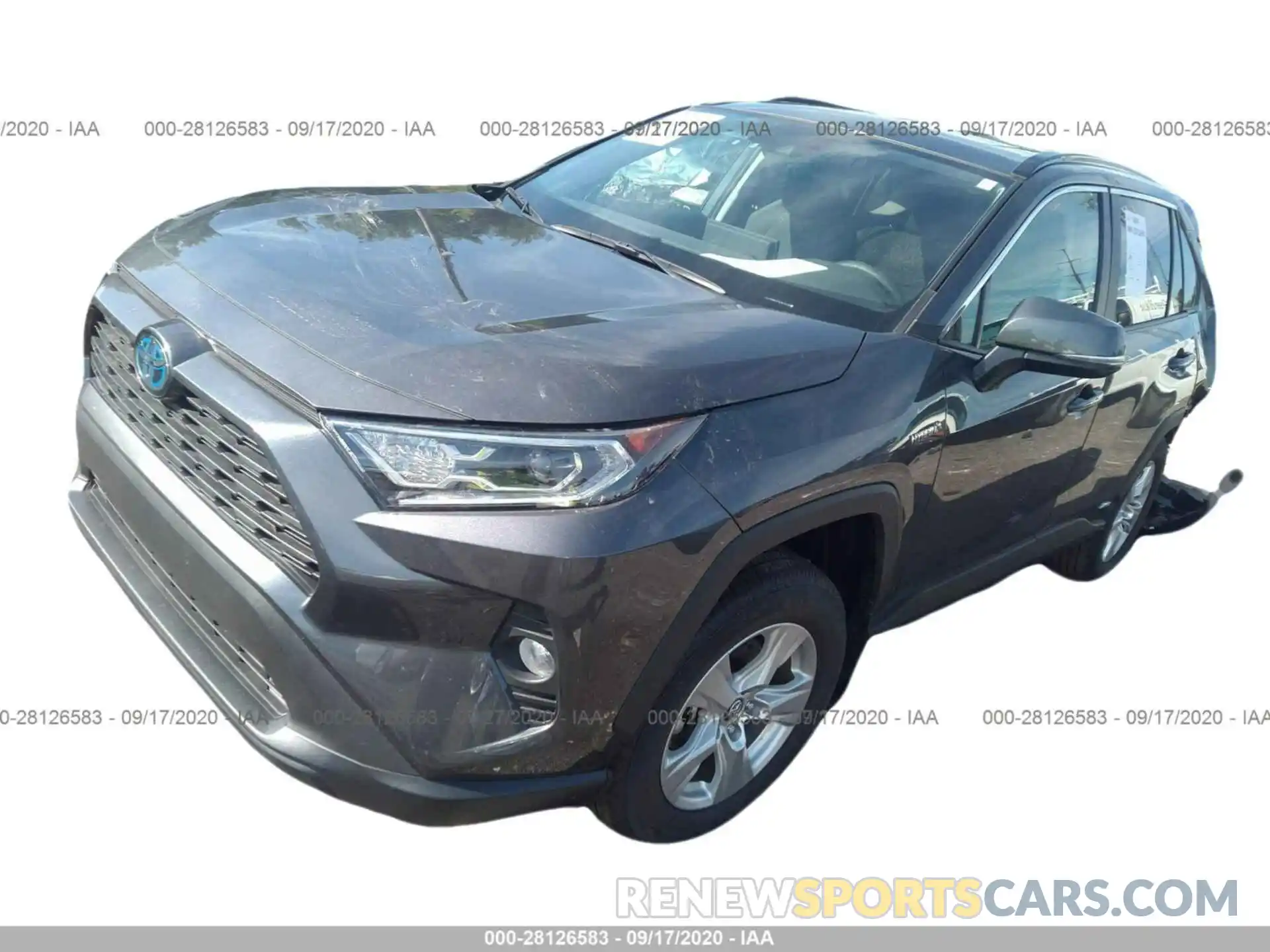 2 Photograph of a damaged car 2T3RWRFV1LW070779 TOYOTA RAV4 2020