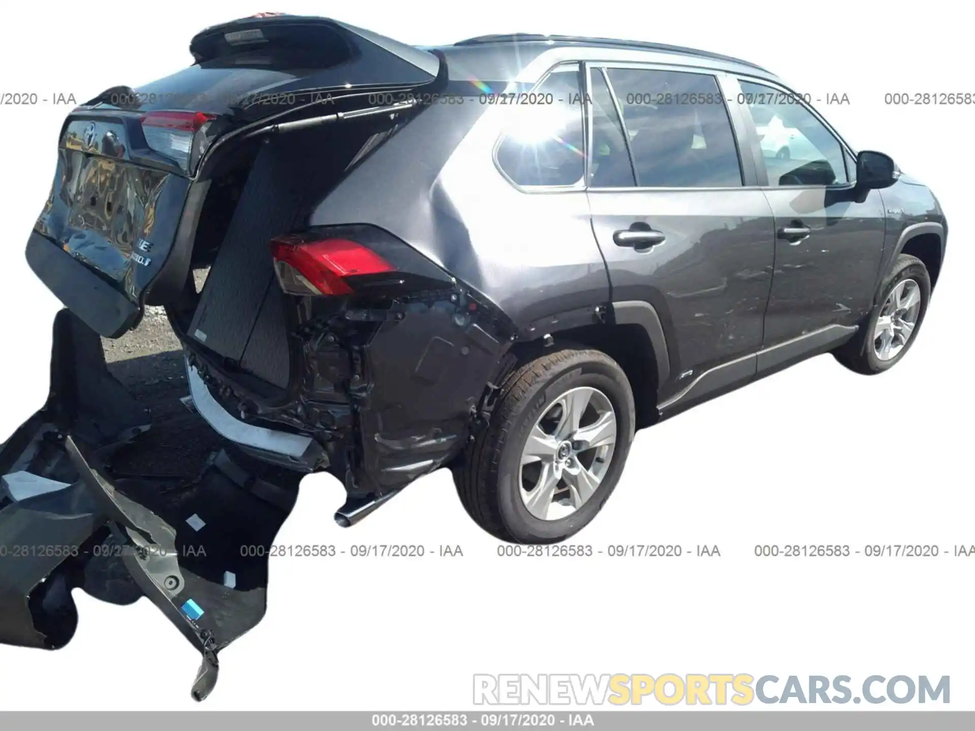 4 Photograph of a damaged car 2T3RWRFV1LW070779 TOYOTA RAV4 2020