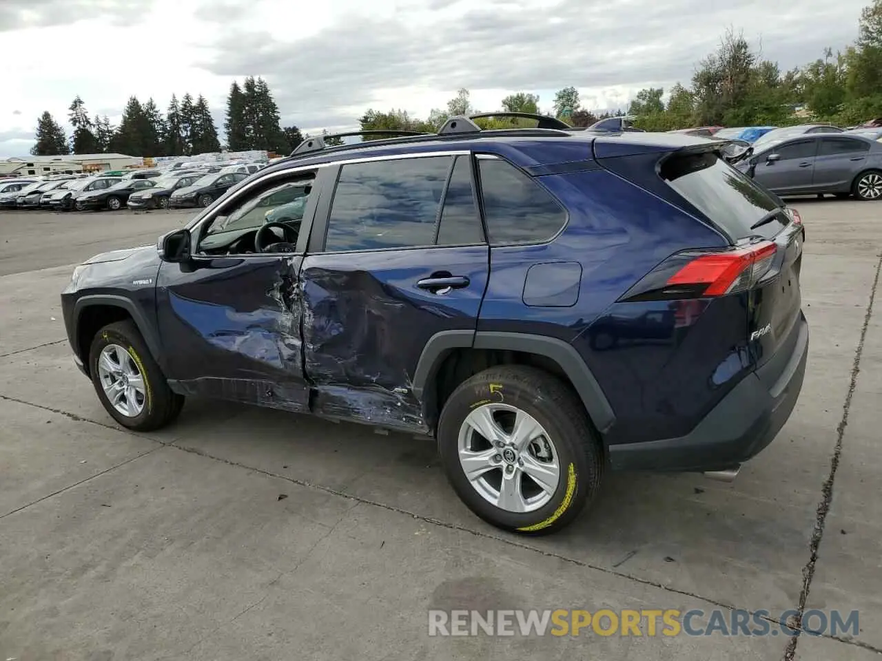 2 Photograph of a damaged car 2T3RWRFV1LW074427 TOYOTA RAV4 2020