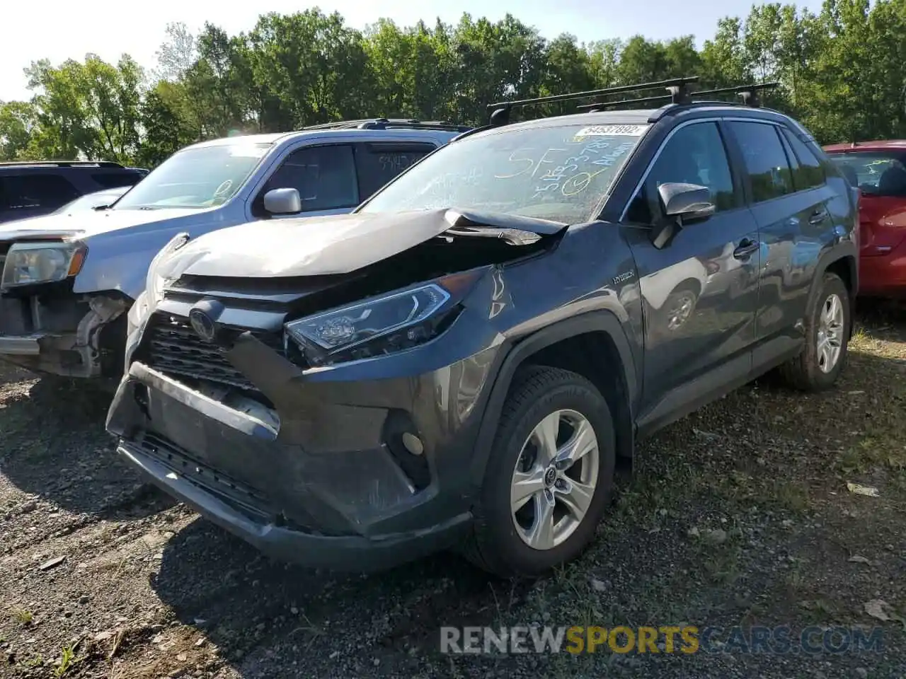 2 Photograph of a damaged car 2T3RWRFV2LW054655 TOYOTA RAV4 2020