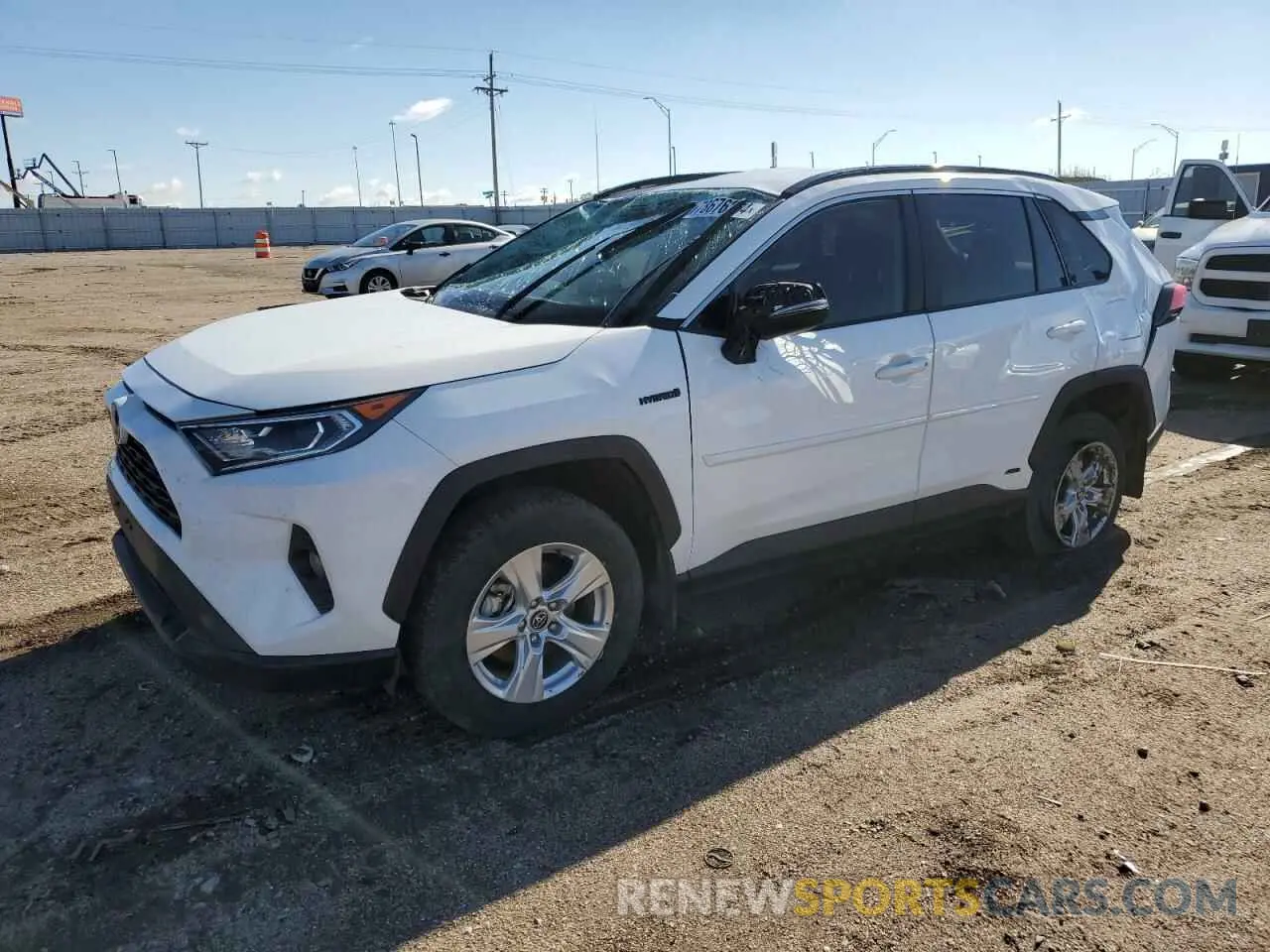 1 Photograph of a damaged car 2T3RWRFV2LW062514 TOYOTA RAV4 2020