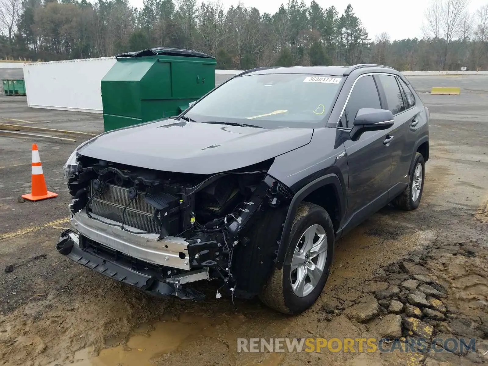 2 Photograph of a damaged car 2T3RWRFV2LW087879 TOYOTA RAV4 2020