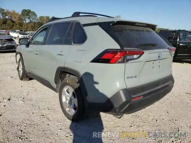 3 Photograph of a damaged car 2T3RWRFV3LW080701 TOYOTA RAV4 2020