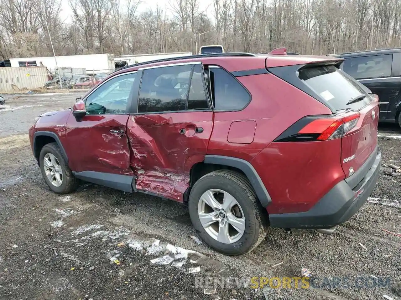 2 Photograph of a damaged car 2T3RWRFV3LW093559 TOYOTA RAV4 2020