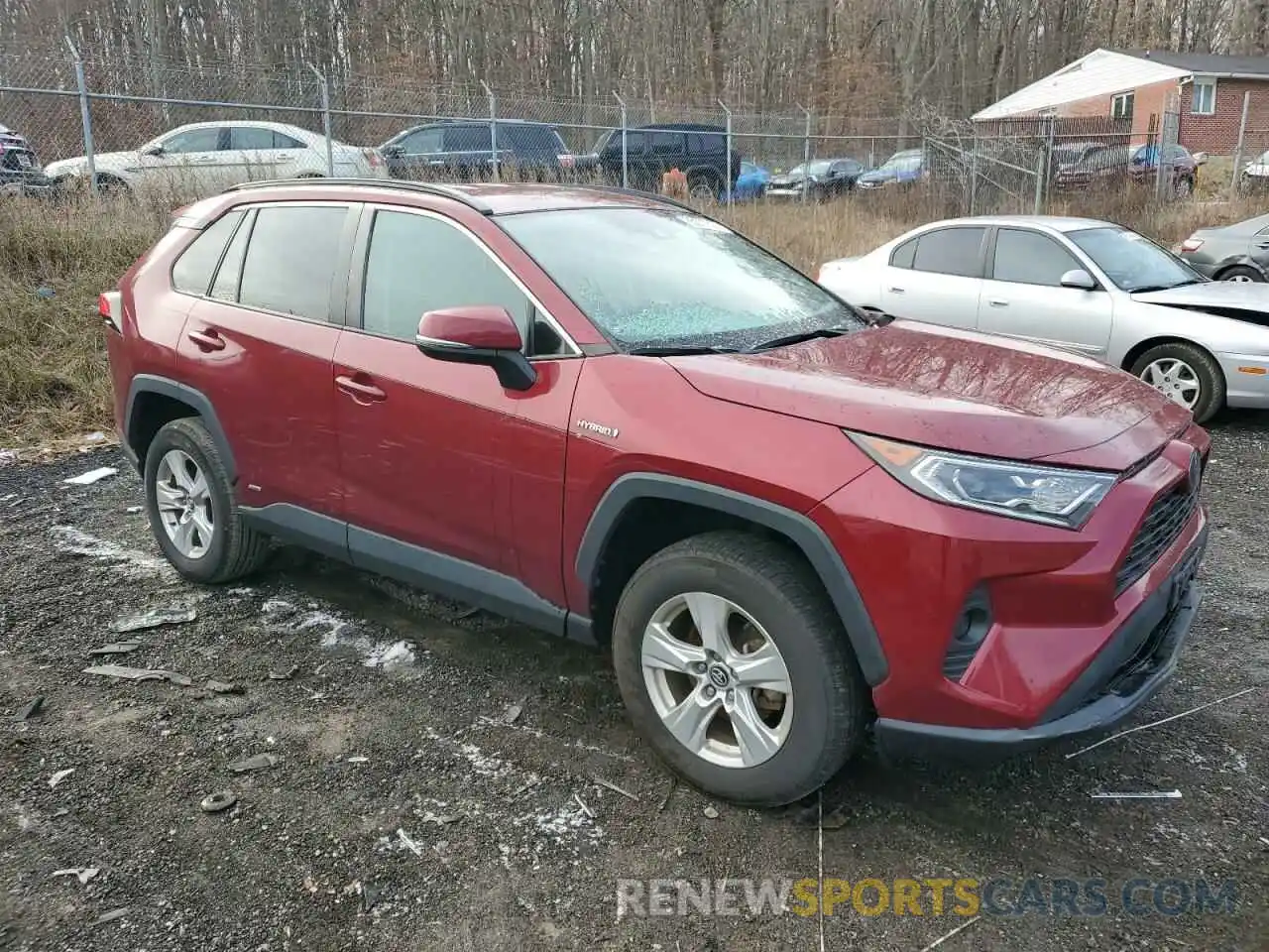 4 Photograph of a damaged car 2T3RWRFV3LW093559 TOYOTA RAV4 2020