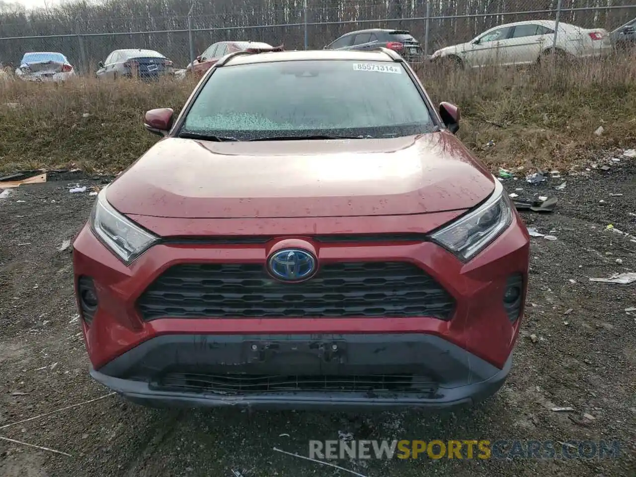 5 Photograph of a damaged car 2T3RWRFV3LW093559 TOYOTA RAV4 2020