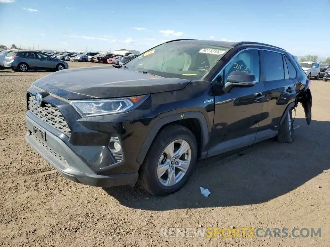 2 Photograph of a damaged car 2T3RWRFV6LW068445 TOYOTA RAV4 2020