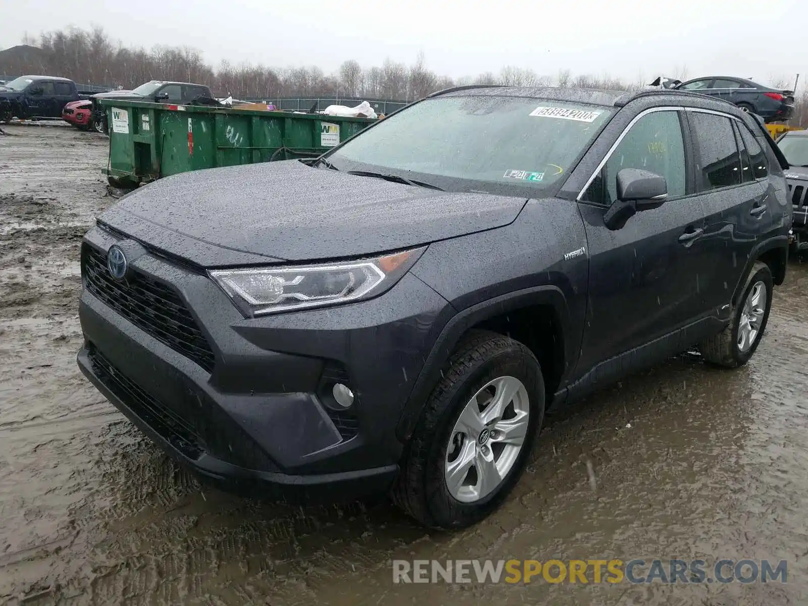 2 Photograph of a damaged car 2T3RWRFV6LW077355 TOYOTA RAV4 2020