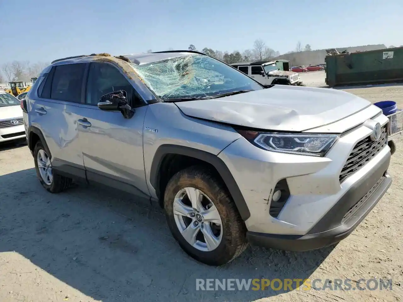 4 Photograph of a damaged car 2T3RWRFV7LW053534 TOYOTA RAV4 2020