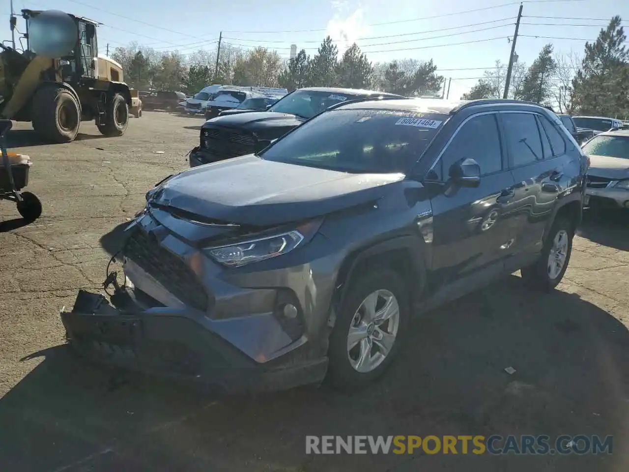 1 Photograph of a damaged car 2T3RWRFV7LW072679 TOYOTA RAV4 2020