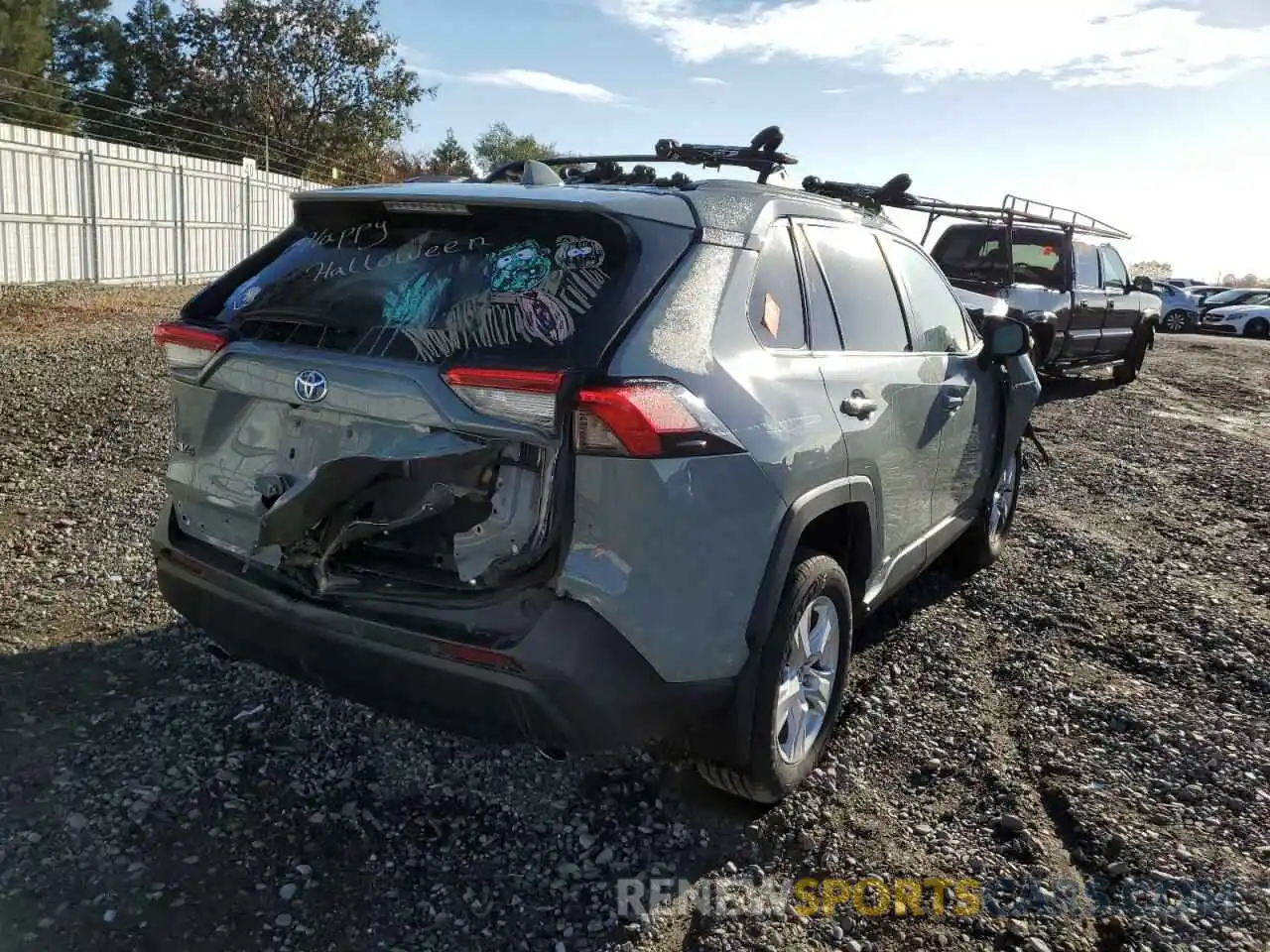 4 Photograph of a damaged car 2T3RWRFV7LW082788 TOYOTA RAV4 2020