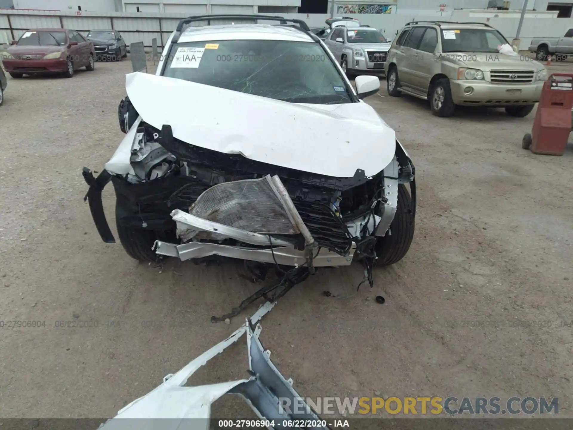 6 Photograph of a damaged car 2T3RWRFV7LW083746 TOYOTA RAV4 2020