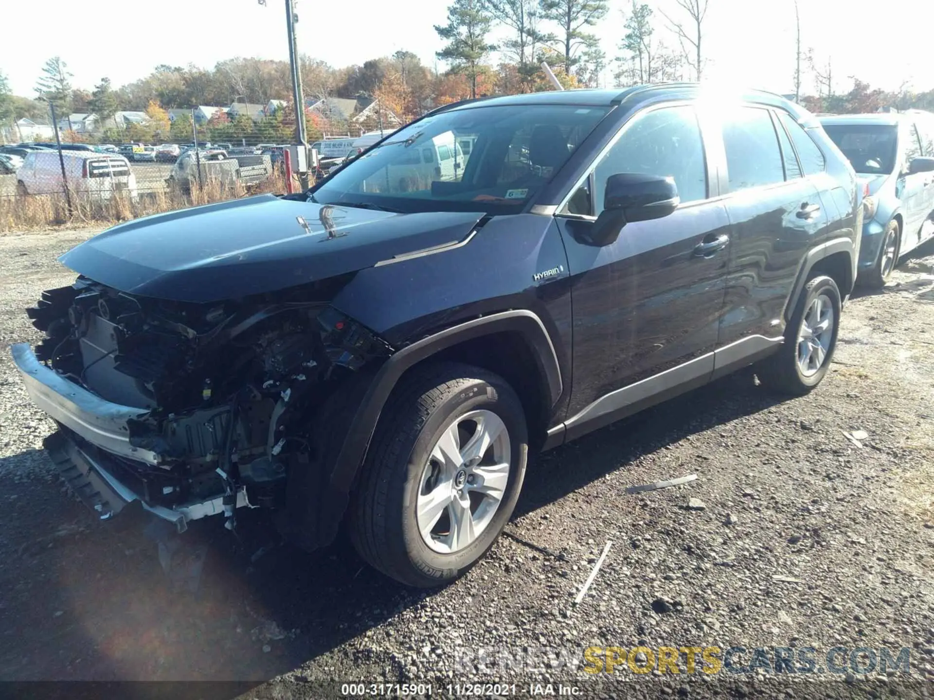 2 Photograph of a damaged car 2T3RWRFV8LW093931 TOYOTA RAV4 2020