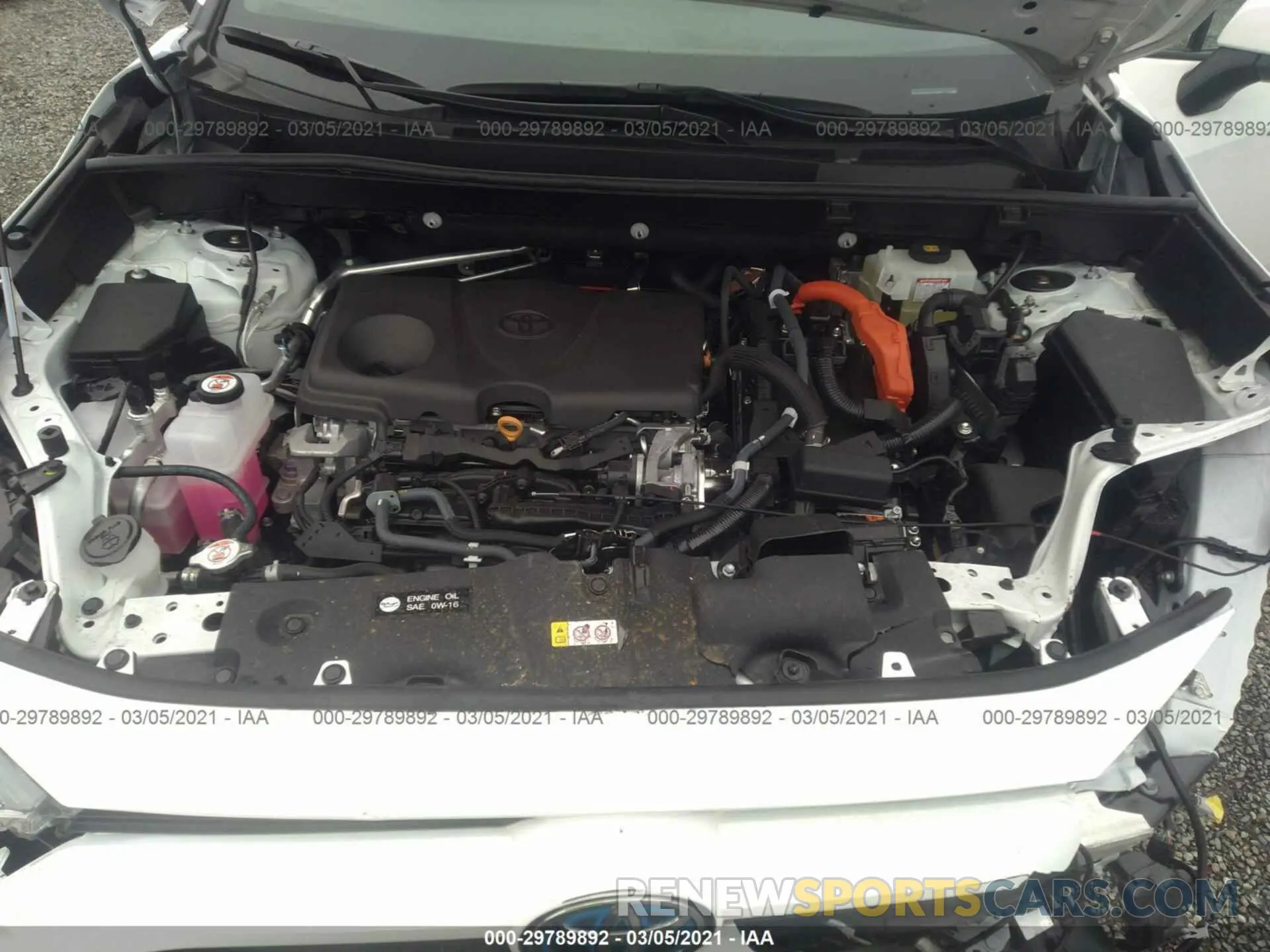 10 Photograph of a damaged car 2T3RWRFVXLW097284 TOYOTA RAV4 2020