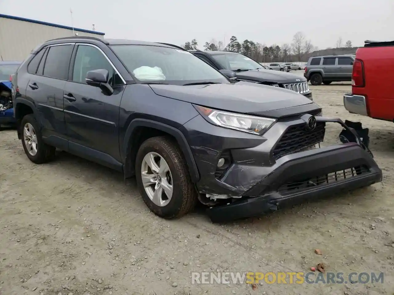 1 Photograph of a damaged car 2T3W1RFV0LC034276 TOYOTA RAV4 2020