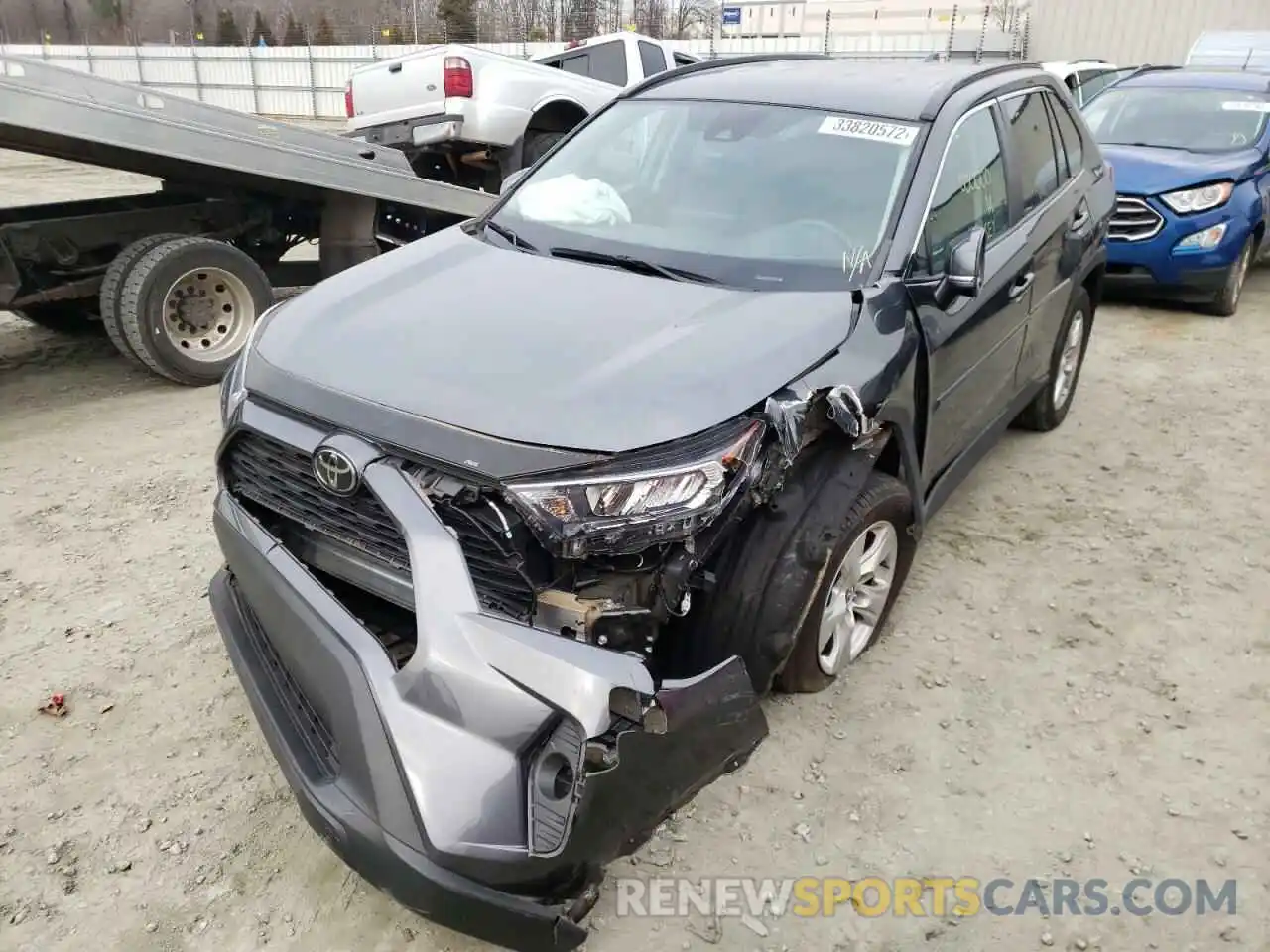 2 Photograph of a damaged car 2T3W1RFV0LC034276 TOYOTA RAV4 2020