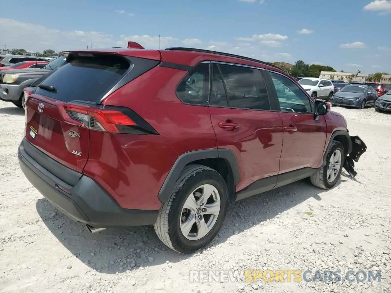 3 Photograph of a damaged car 2T3W1RFV0LC036027 TOYOTA RAV4 2020