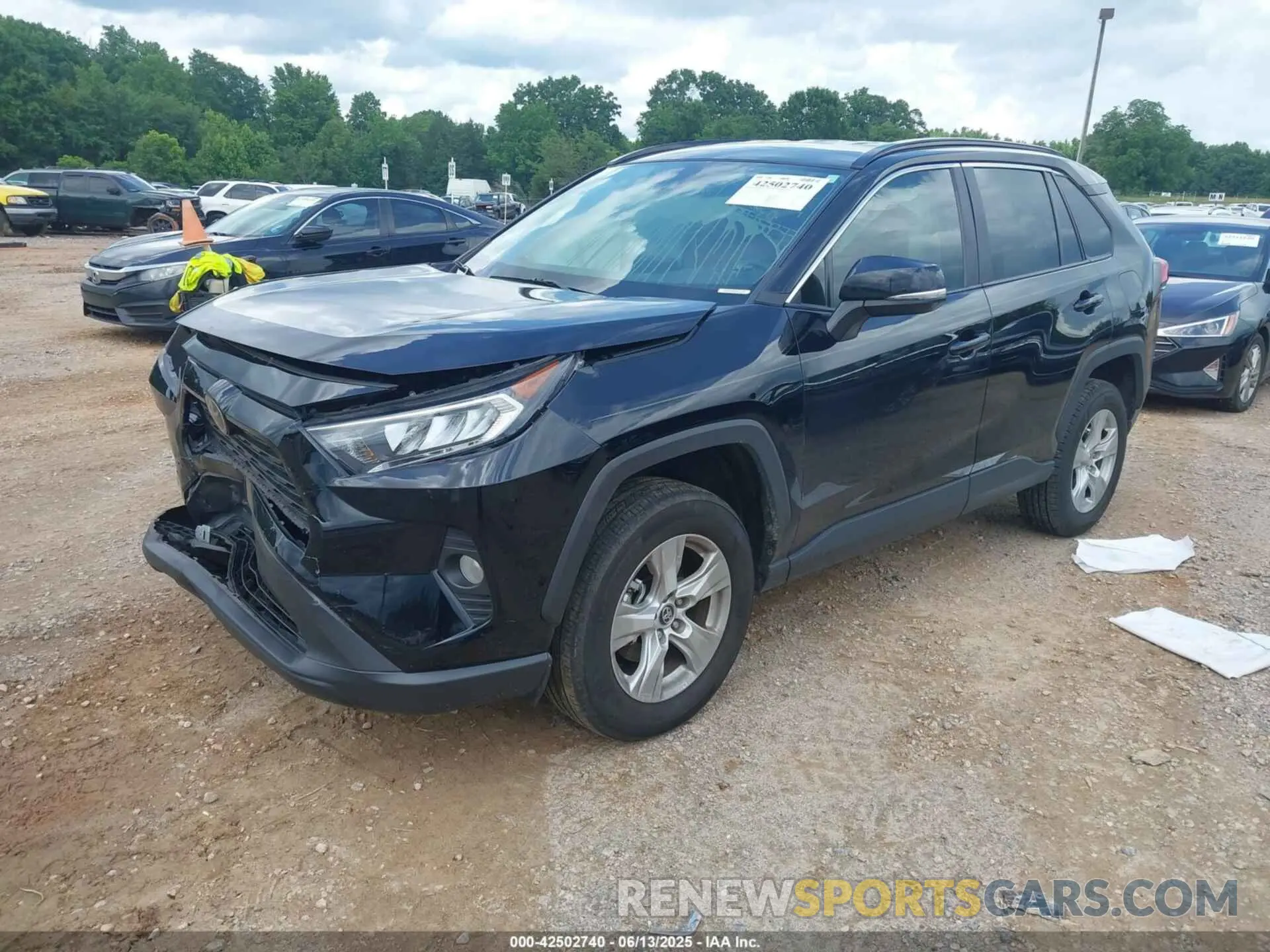 2 Photograph of a damaged car 2T3W1RFV0LC063518 TOYOTA RAV4 2020