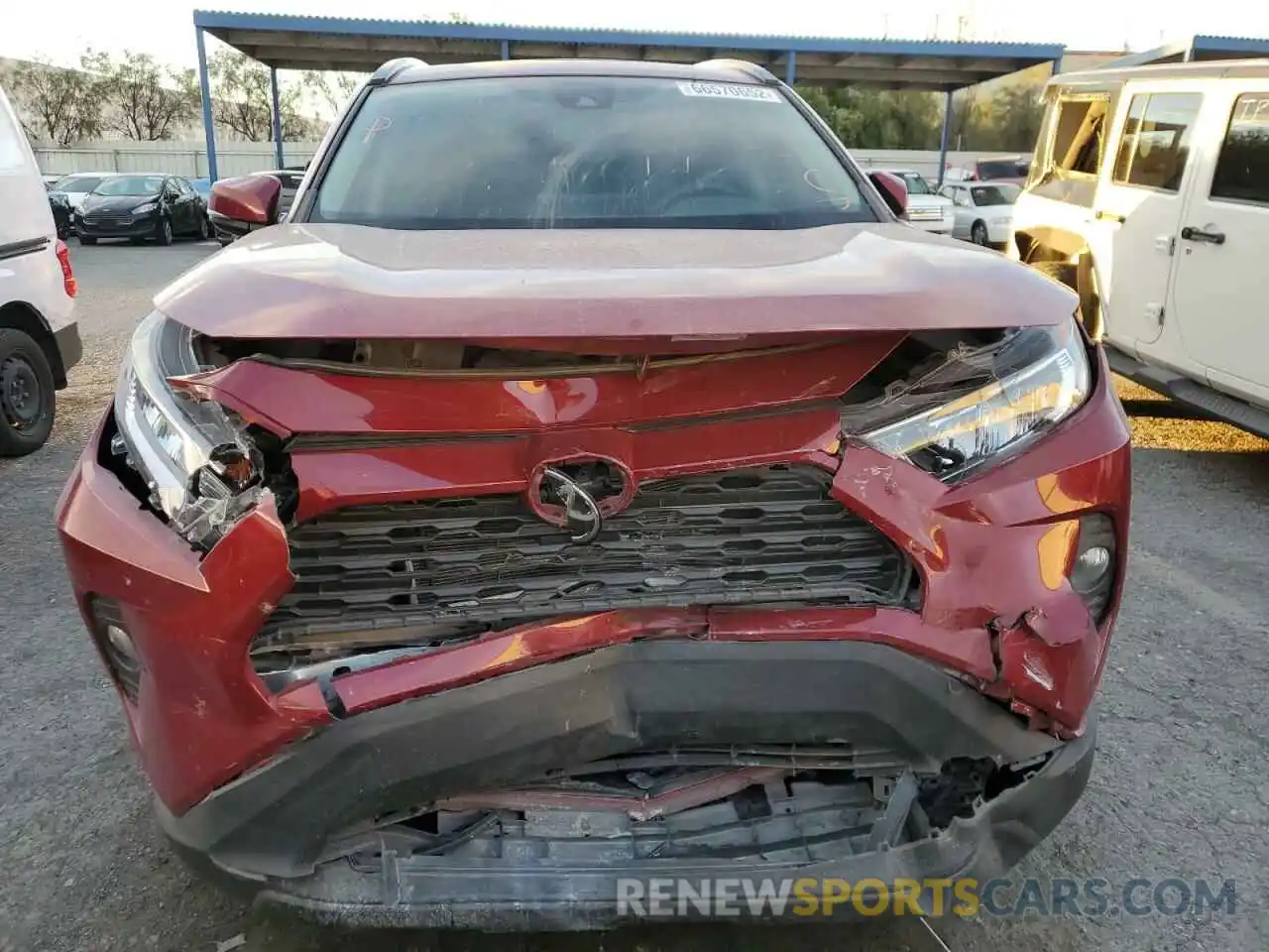 9 Photograph of a damaged car 2T3W1RFV0LC065639 TOYOTA RAV4 2020