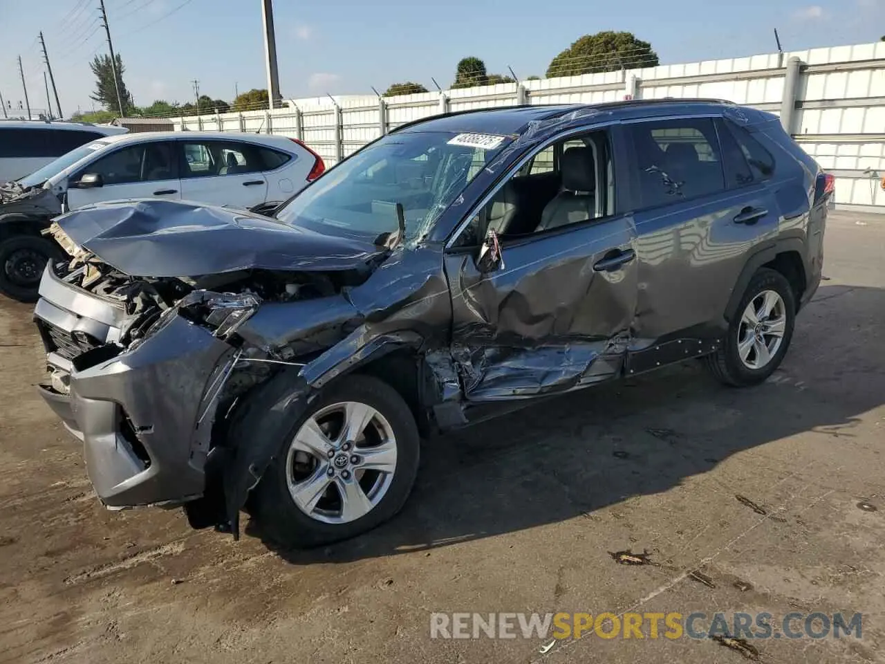 1 Photograph of a damaged car 2T3W1RFV0LC076088 TOYOTA RAV4 2020