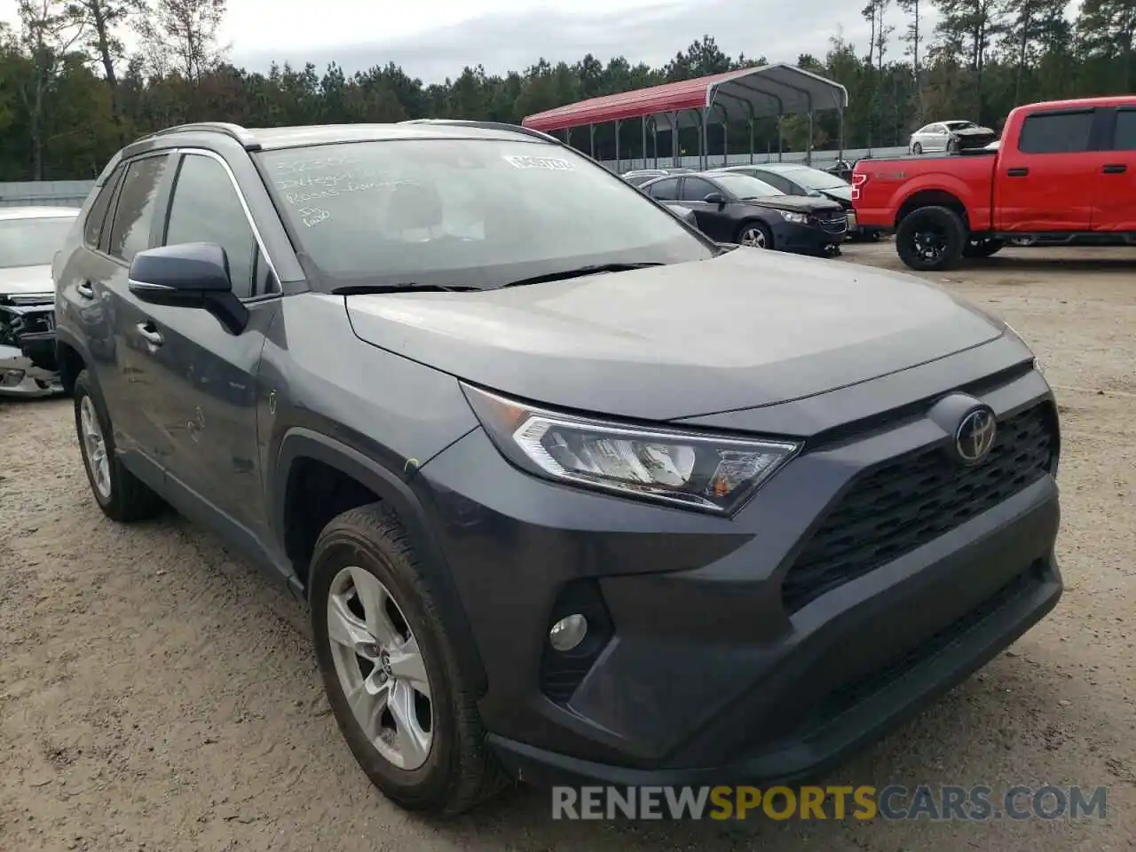 1 Photograph of a damaged car 2T3W1RFV0LC082716 TOYOTA RAV4 2020