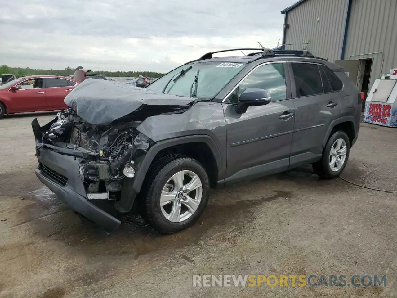 1 Photograph of a damaged car 2T3W1RFV0LC084367 TOYOTA RAV4 2020