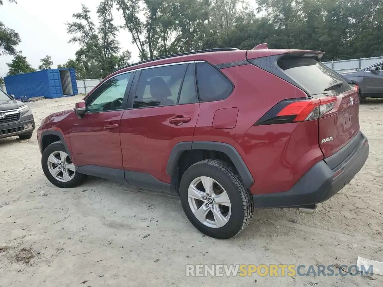 2 Photograph of a damaged car 2T3W1RFV0LW059791 TOYOTA RAV4 2020