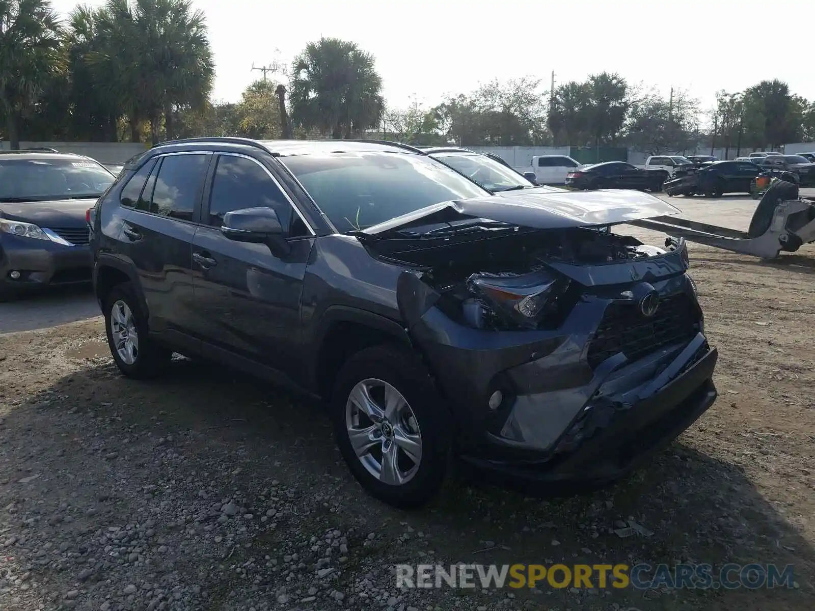 1 Photograph of a damaged car 2T3W1RFV0LW063291 TOYOTA RAV4 2020