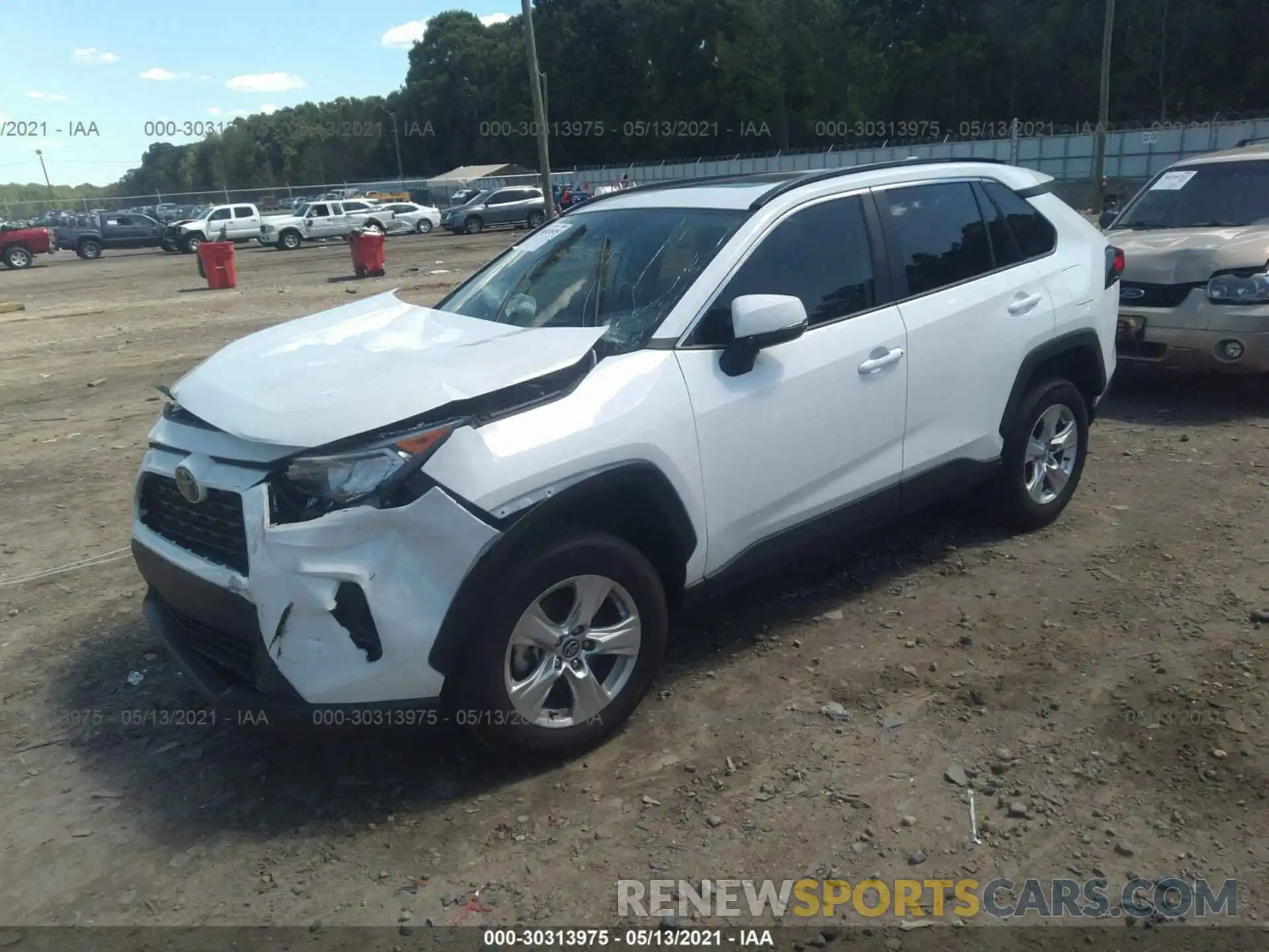 2 Photograph of a damaged car 2T3W1RFV0LW066059 TOYOTA RAV4 2020