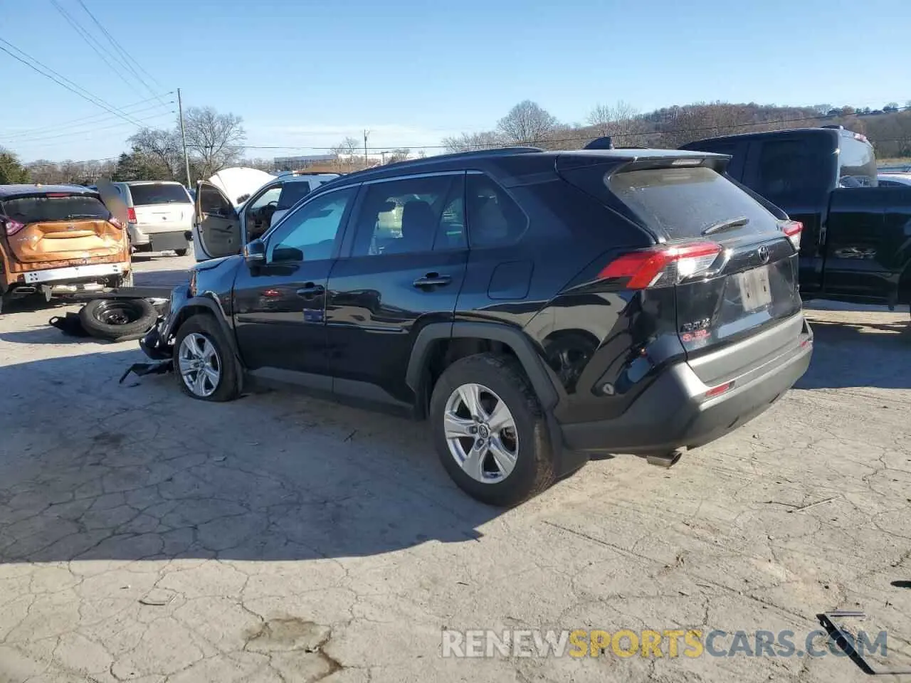 2 Photograph of a damaged car 2T3W1RFV0LW069527 TOYOTA RAV4 2020