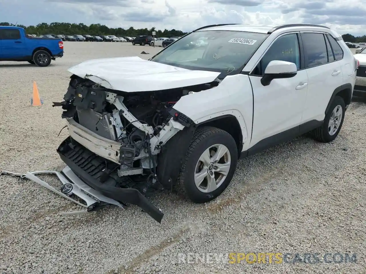 2 Photograph of a damaged car 2T3W1RFV1LC044203 TOYOTA RAV4 2020