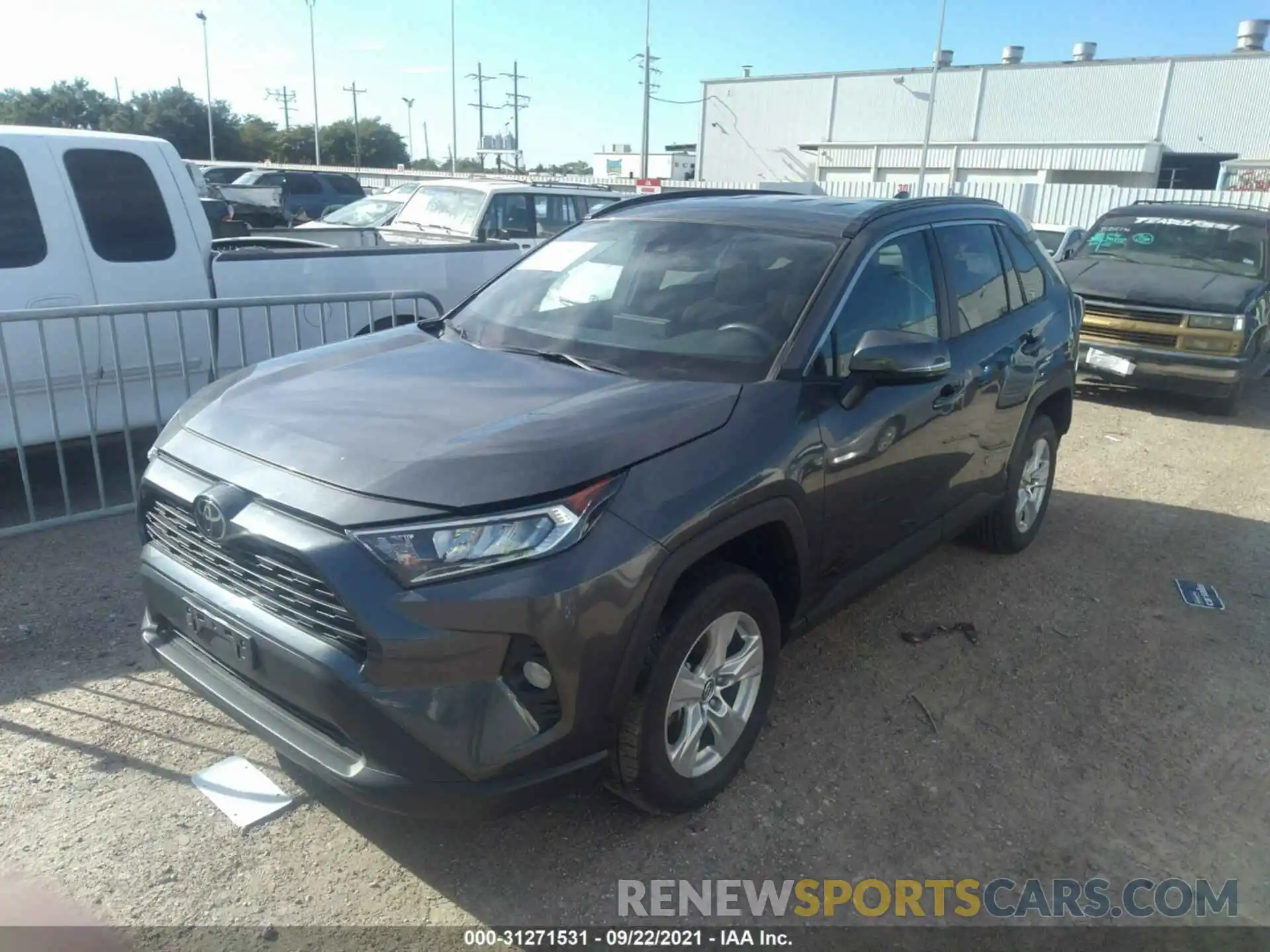 2 Photograph of a damaged car 2T3W1RFV1LC052883 TOYOTA RAV4 2020