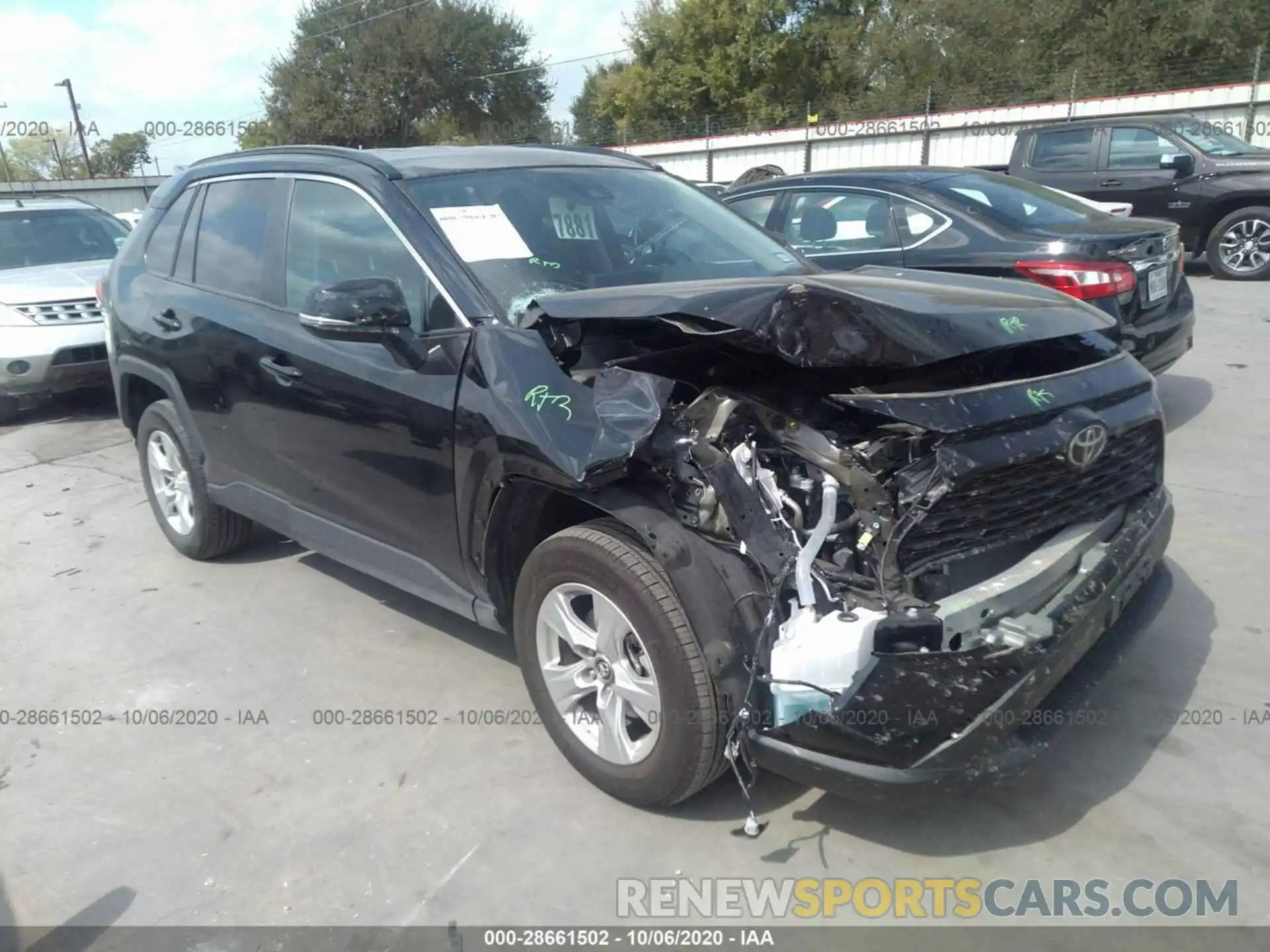 1 Photograph of a damaged car 2T3W1RFV1LC056545 TOYOTA RAV4 2020