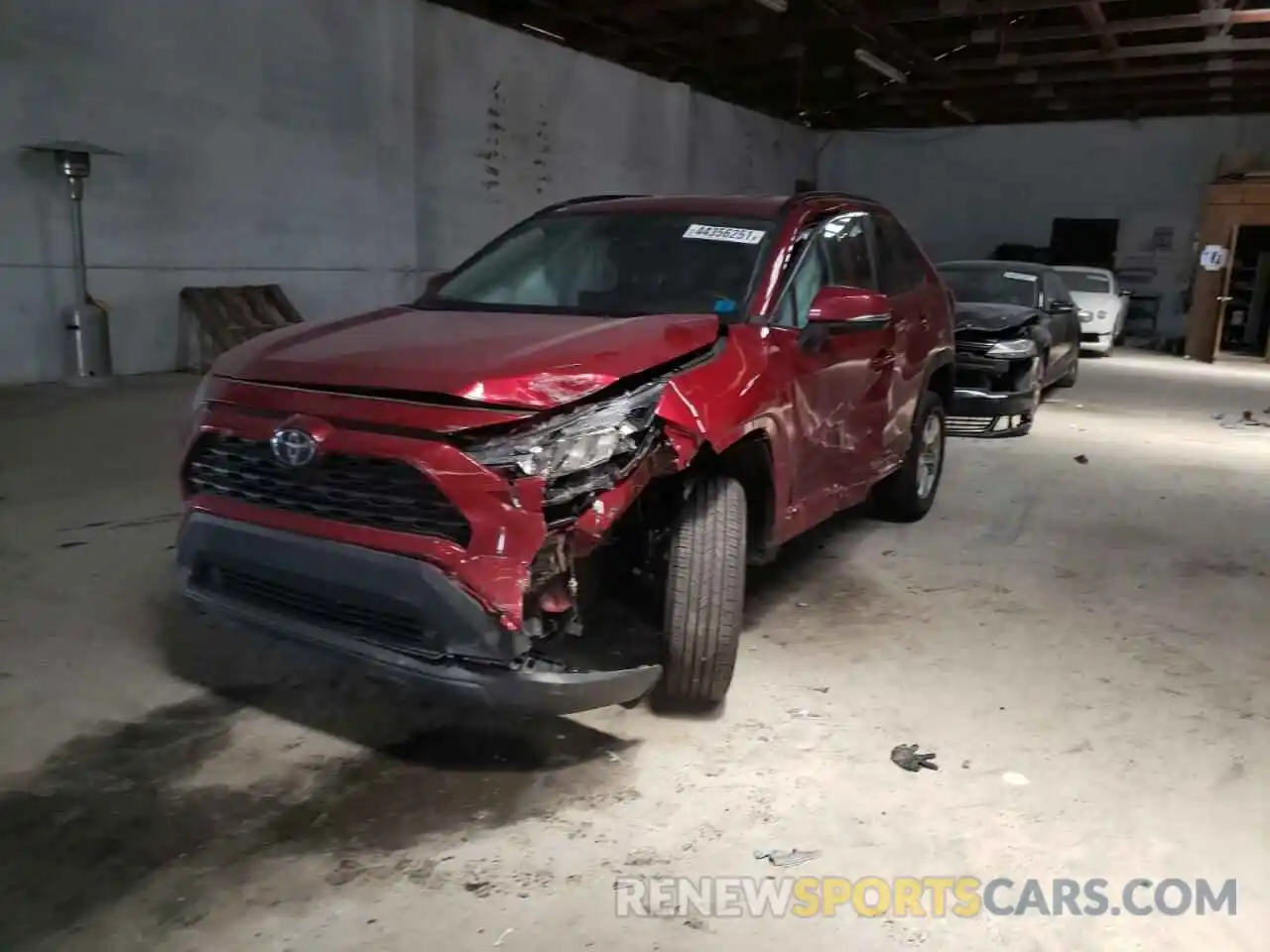 2 Photograph of a damaged car 2T3W1RFV1LC067304 TOYOTA RAV4 2020