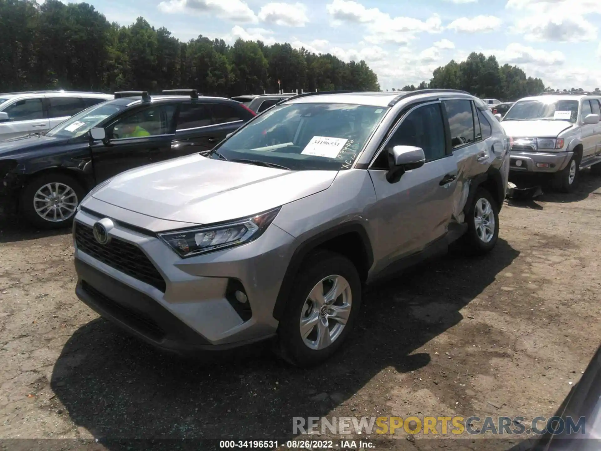 2 Photograph of a damaged car 2T3W1RFV1LC071479 TOYOTA RAV4 2020