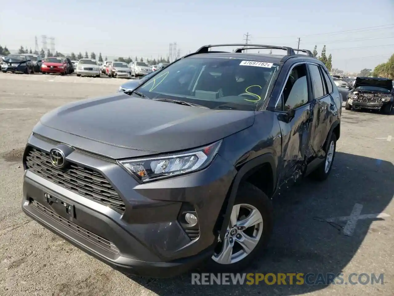 2 Photograph of a damaged car 2T3W1RFV1LC085754 TOYOTA RAV4 2020