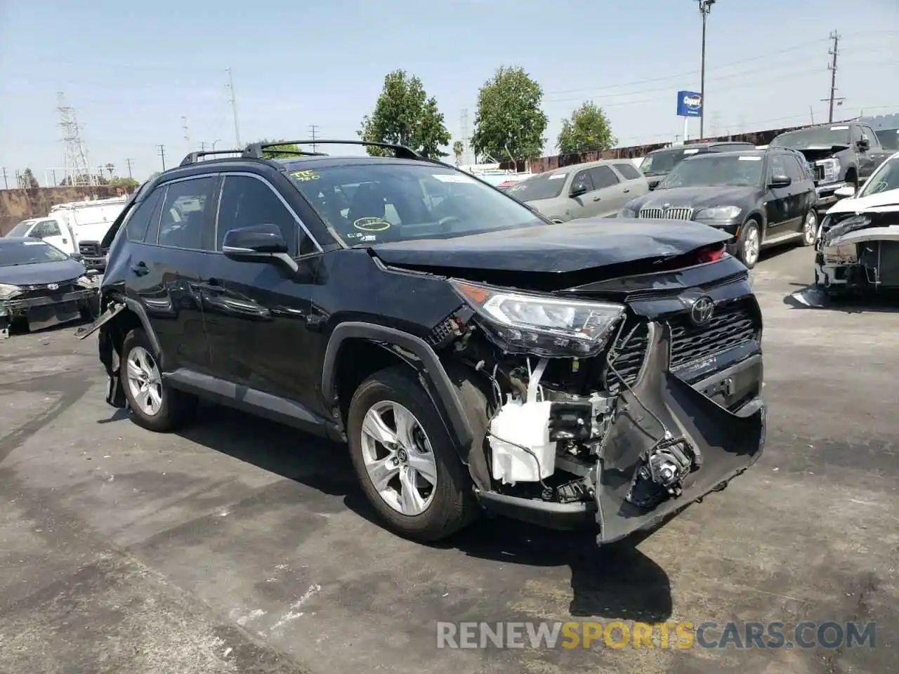 1 Photograph of a damaged car 2T3W1RFV1LW068046 TOYOTA RAV4 2020