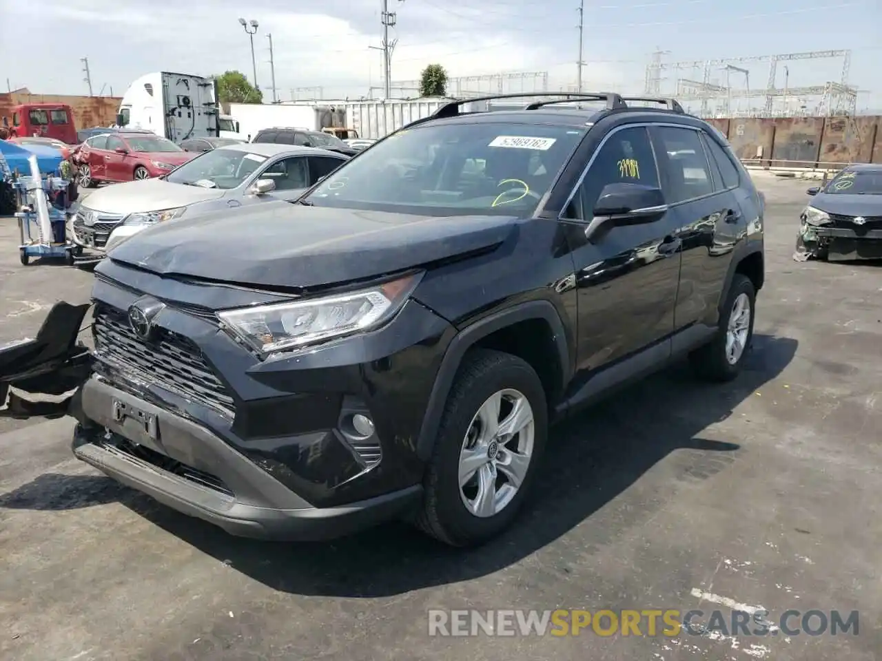 2 Photograph of a damaged car 2T3W1RFV1LW068046 TOYOTA RAV4 2020