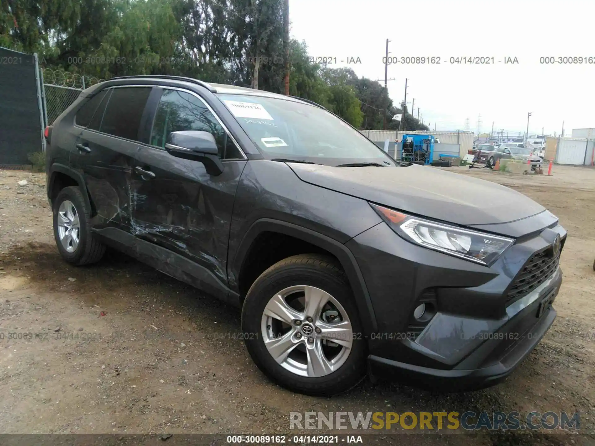 1 Photograph of a damaged car 2T3W1RFV1LW071481 TOYOTA RAV4 2020