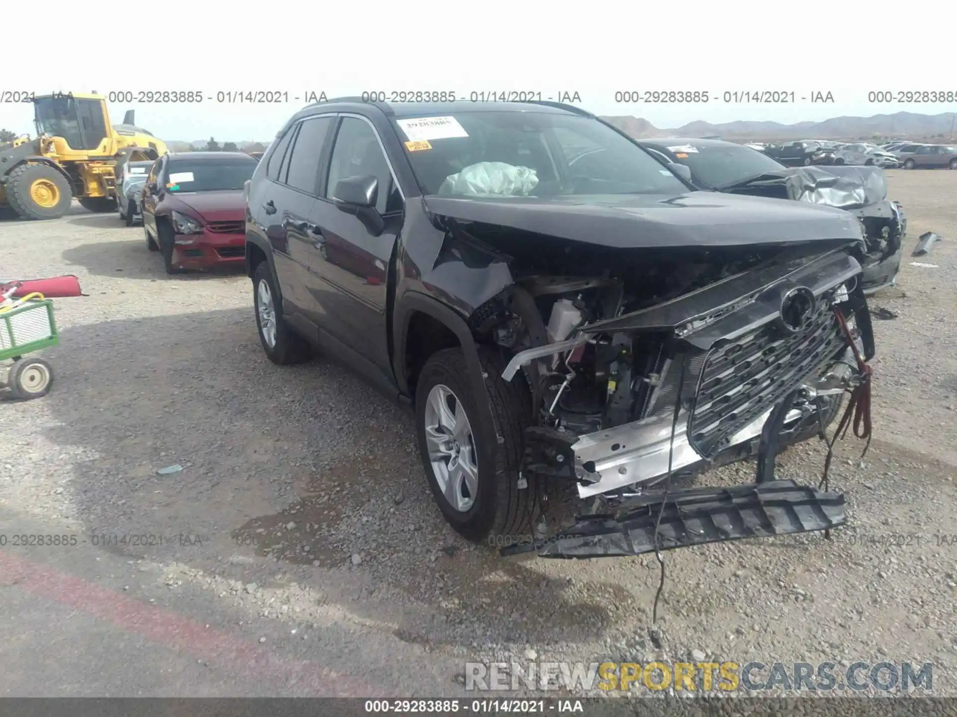 1 Photograph of a damaged car 2T3W1RFV1LW095098 TOYOTA RAV4 2020