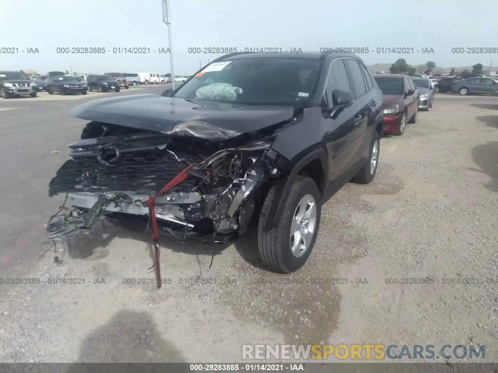 2 Photograph of a damaged car 2T3W1RFV1LW095098 TOYOTA RAV4 2020