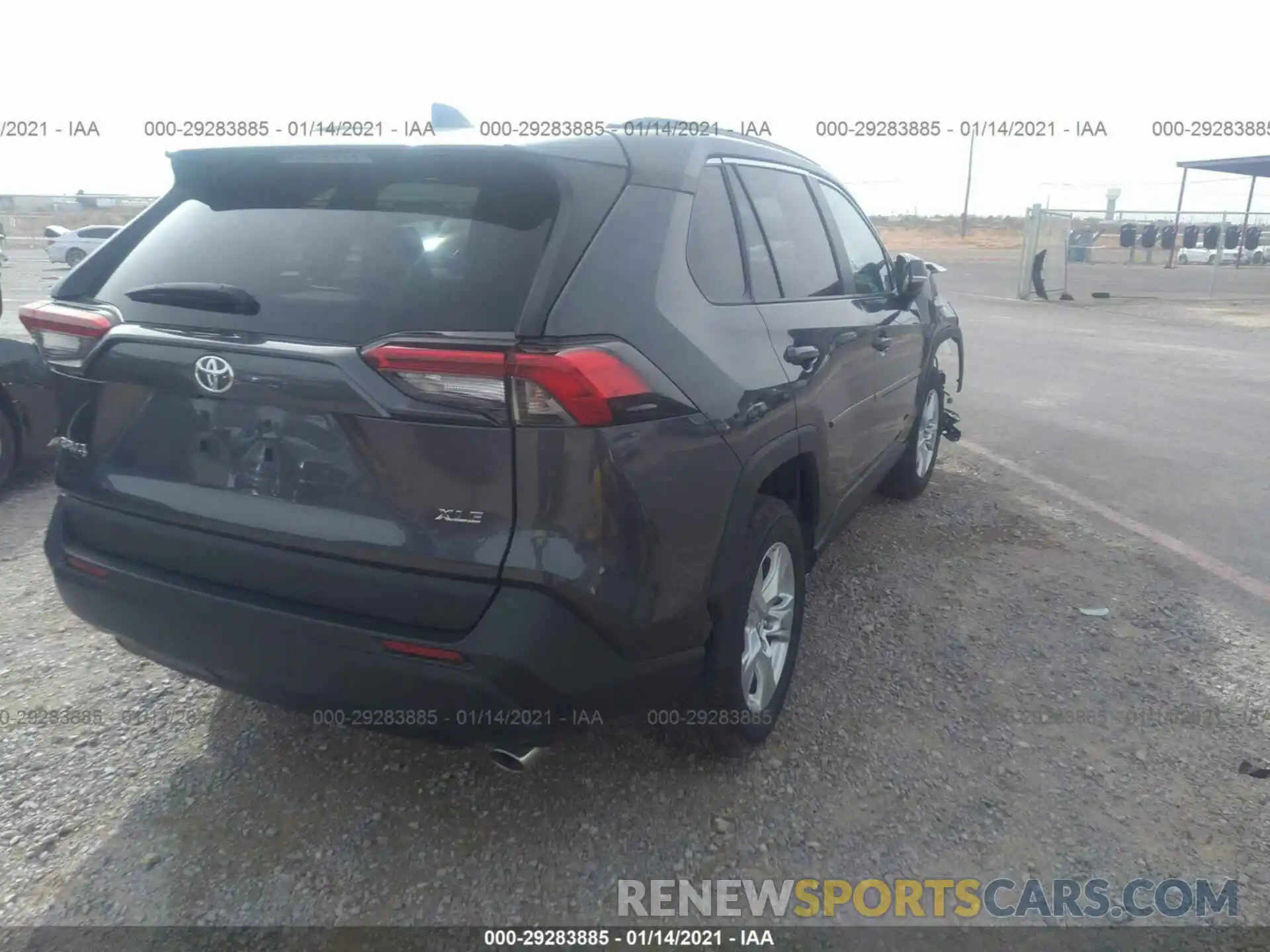 4 Photograph of a damaged car 2T3W1RFV1LW095098 TOYOTA RAV4 2020