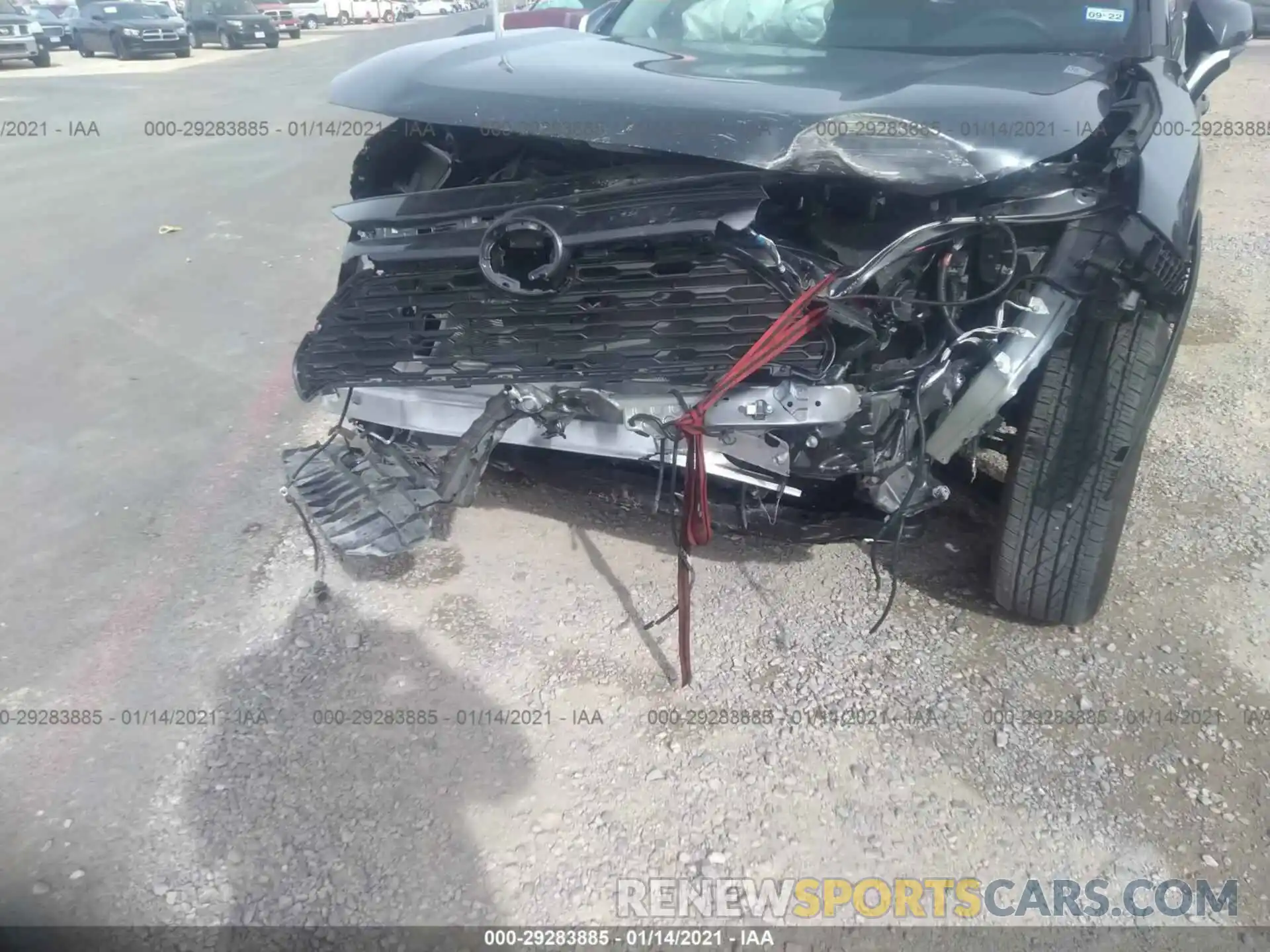 6 Photograph of a damaged car 2T3W1RFV1LW095098 TOYOTA RAV4 2020